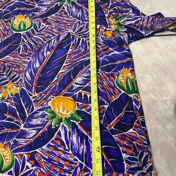 VINTAGE 90s IB DIFFUSION SILK SKIRT AND BLOUSE SET WOMEN'S SIZE 10 MAXY SKIRT - Picture 9 of 10